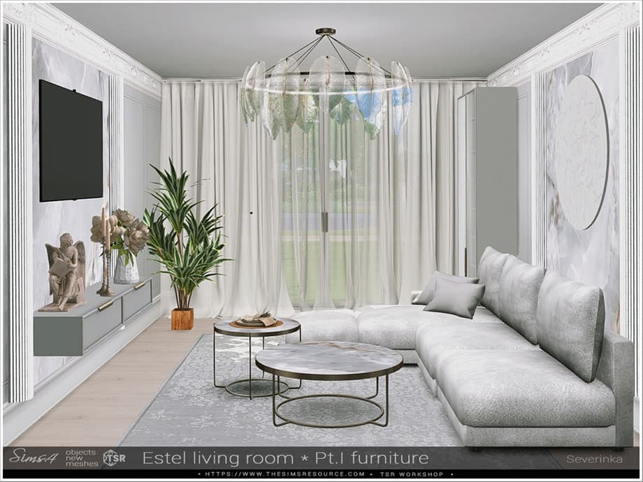 Галерея мода Набор для гостиной Estel living room #1